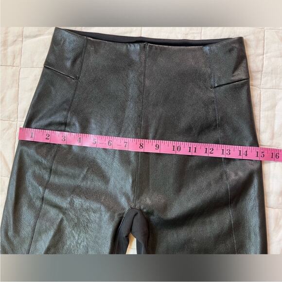 NWT Honeylove Black Vegan Leather Shaping Leggings - Small - Picture 9 of 9